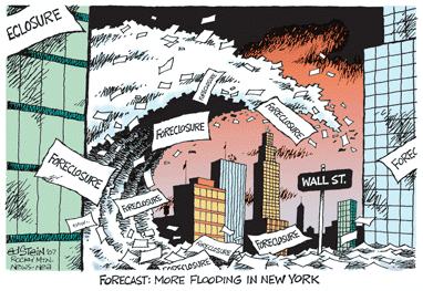 Flood of foreclosures