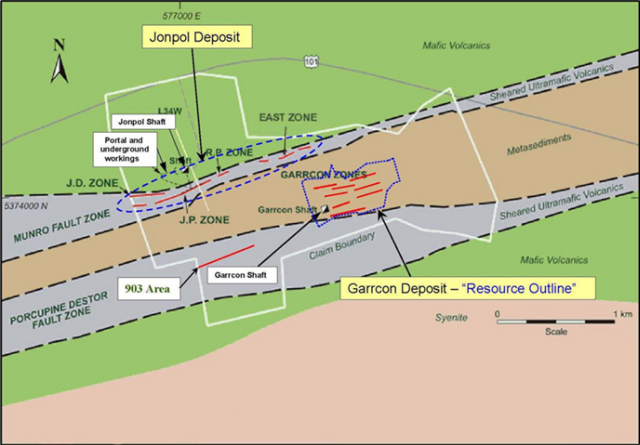 Jonpol and Garrcon Deposits